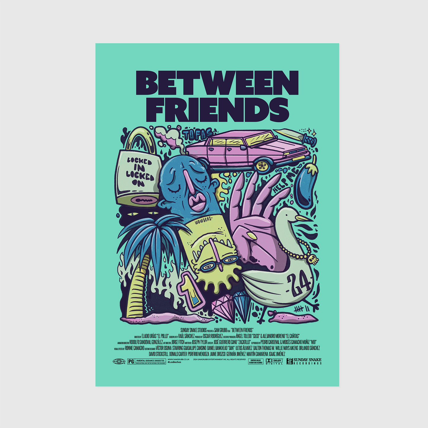 Between Friends A3 Print