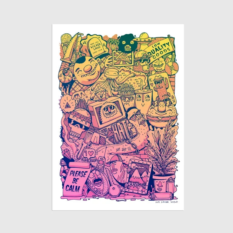 Full House A4 Print