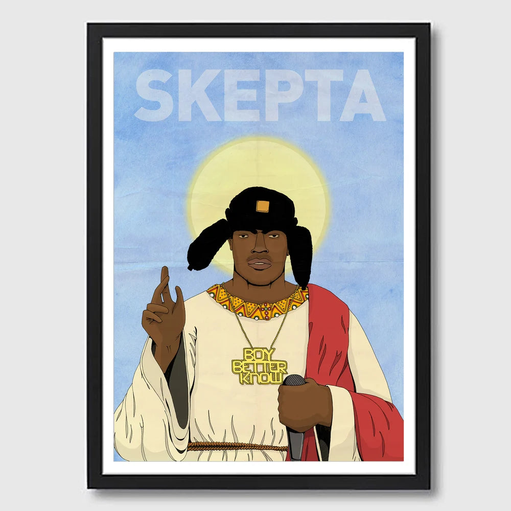 Skepta Framed A3 Print