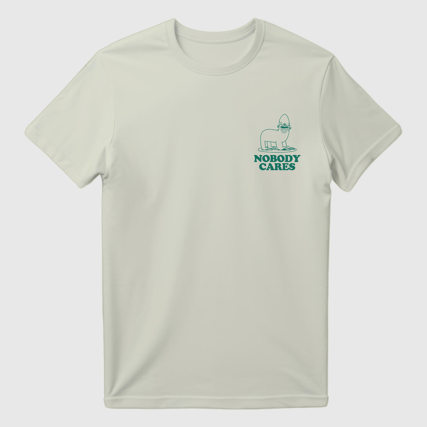 Nobody Cares (Green on Natural)