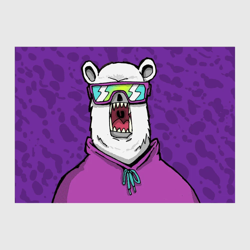 Polar Bear A6 Postcard