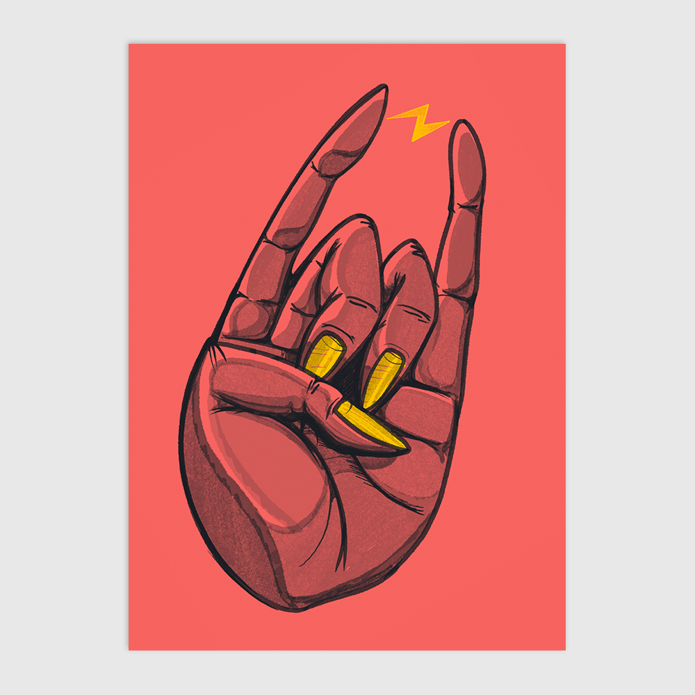 Horns A6 Postcard