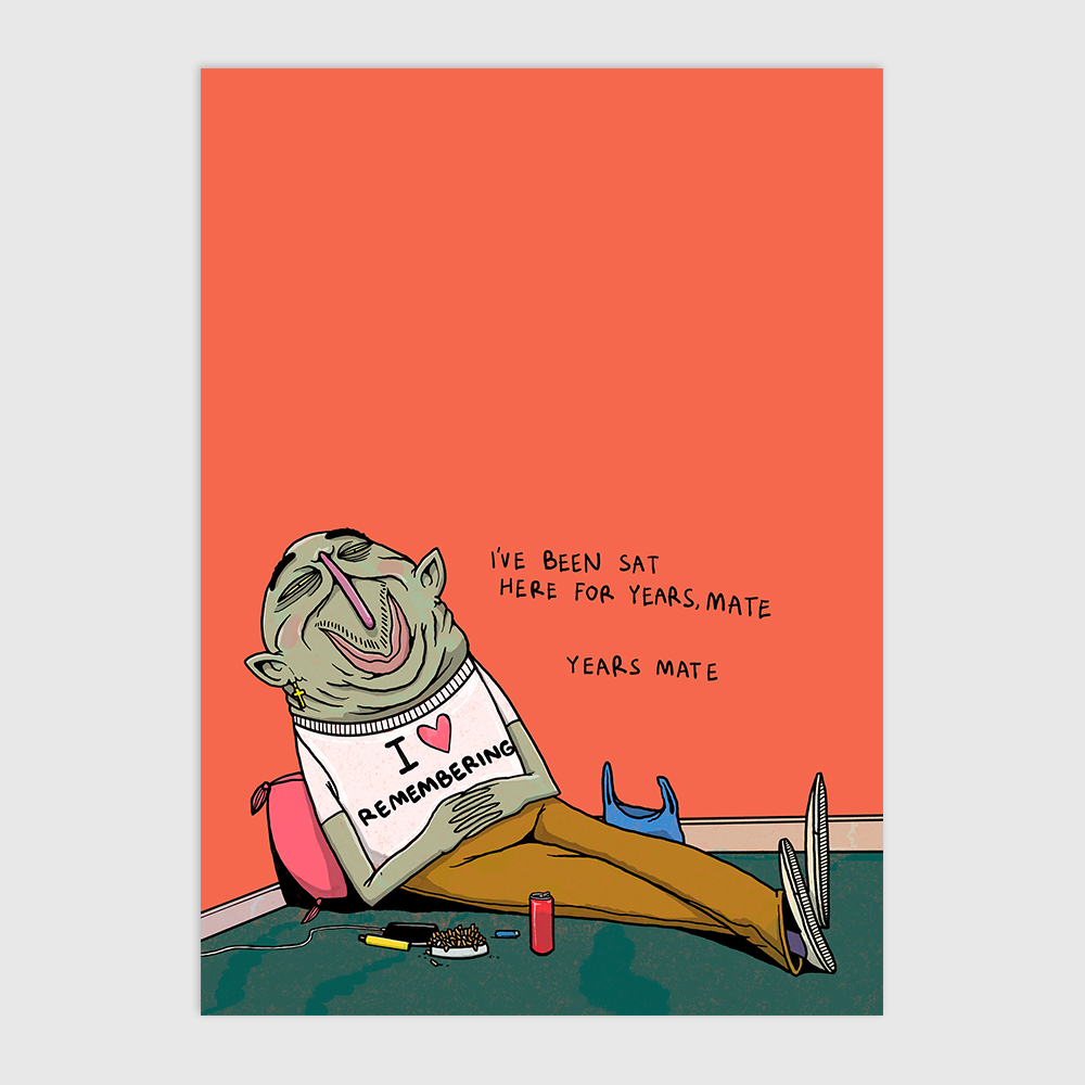 Years Mate A6 Postcard