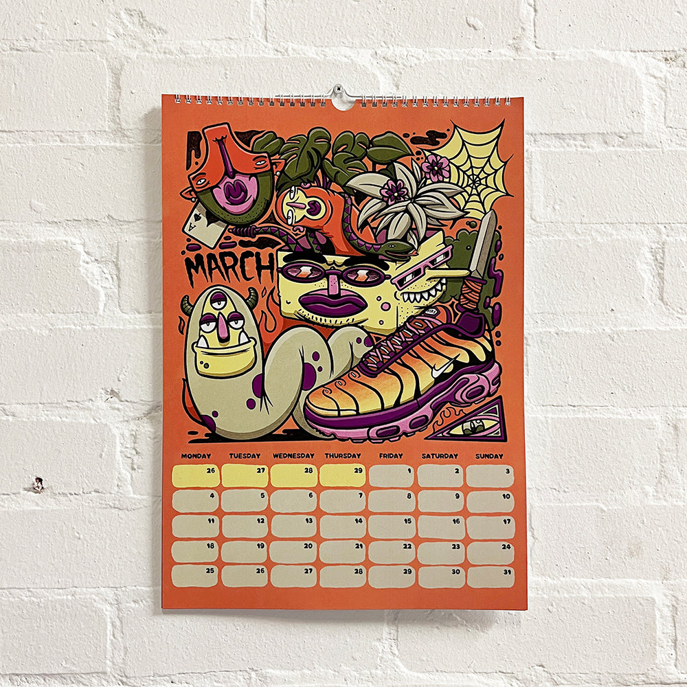 A3 2024 Wall Calendar