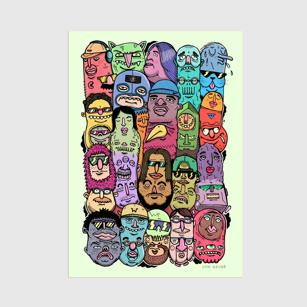 Twins A4 Print
